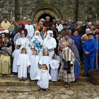 Crèche vivante de l'abbaye de Saint-Ferme