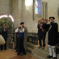 Crèche vivante de l'abbaye de Saint-Ferme