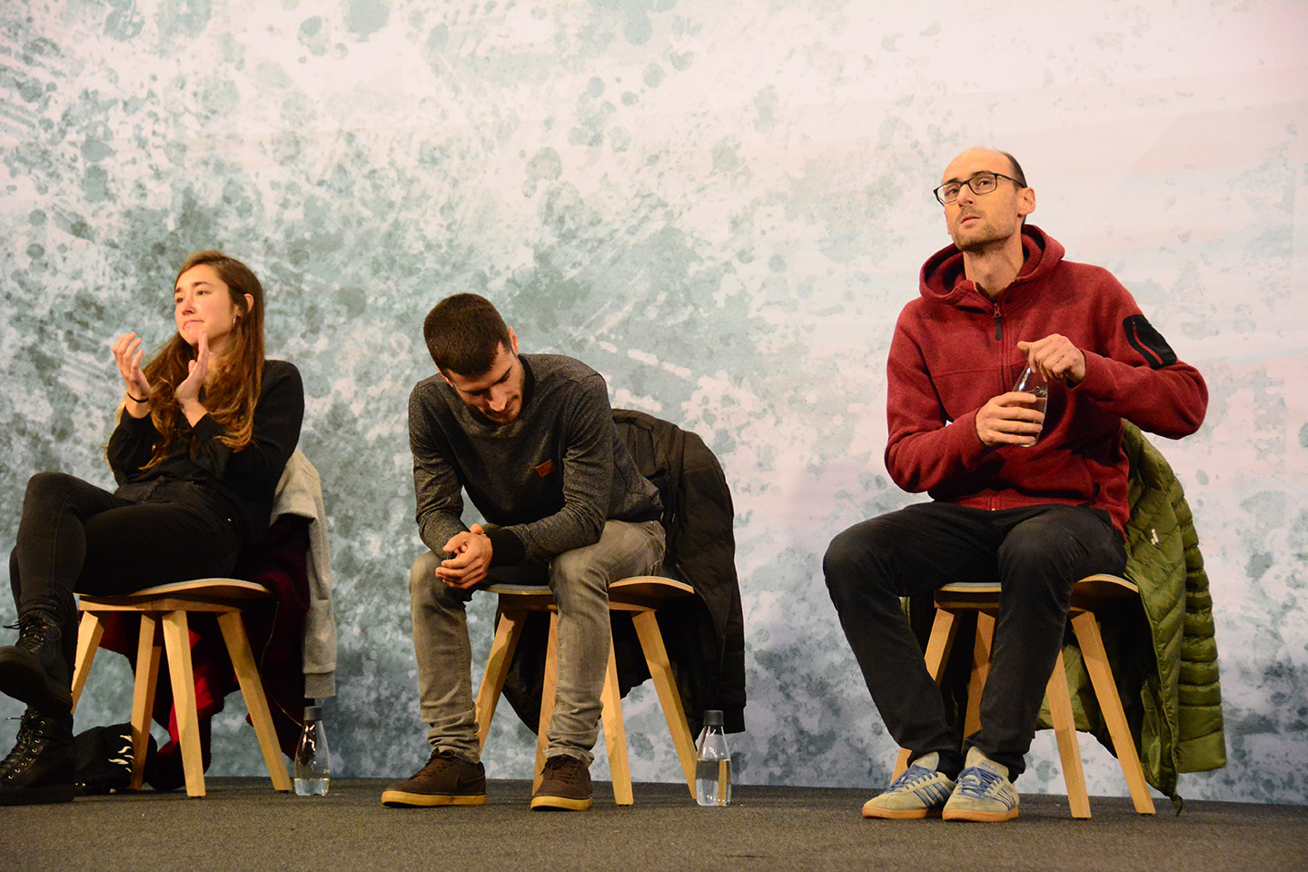 Finale du Xilaba, 2021, Saint-Jean de Luz, improvisateurs sur scène