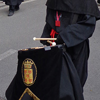 La Sanch, processions des pénitents du Vendredi Saint en Roussillon