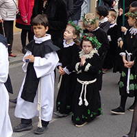 La Sanch, processions des pénitents du Vendredi Saint en Roussillon