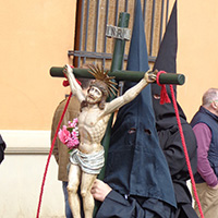 La Sanch, processions des pénitents du Vendredi Saint en Roussillon