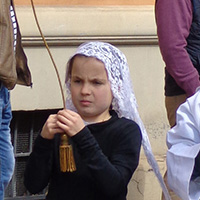 La Sanch, processions des pénitents du Vendredi Saint en Roussillon