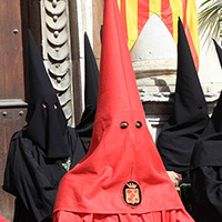 La Sanch, processions des pénitents du Vendredi Saint en Roussillon