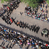 La Sanch, processions des pénitents du Vendredi Saint en Roussillon