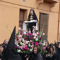 La Sanch, processions des pénitents du Vendredi Saint en Roussillon