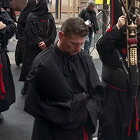 La Sanch, processions des pénitents du Vendredi Saint en Roussillon